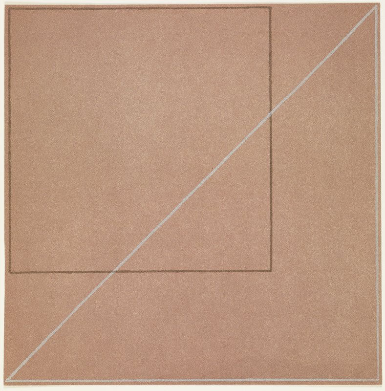 Plate A, from Five Aquatints, Robert Mangold, 1975