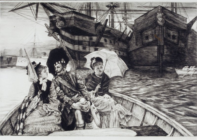How Happy I Could Be with Either, James Tissot, 1877