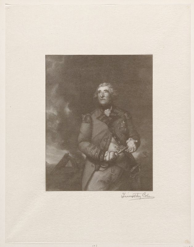 Lord Heathfield, Timothy Cole, 1897