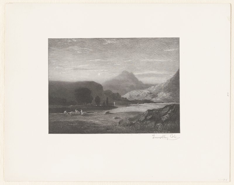 On the River Wye, Timothy Cole, 1898