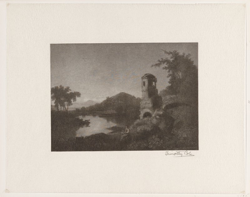 Cicero's Villa, Timothy Cole, 1898