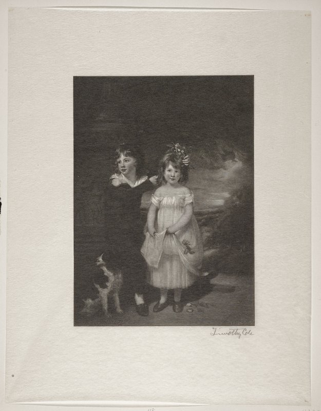Brother and Sister, Timothy Cole, 1898