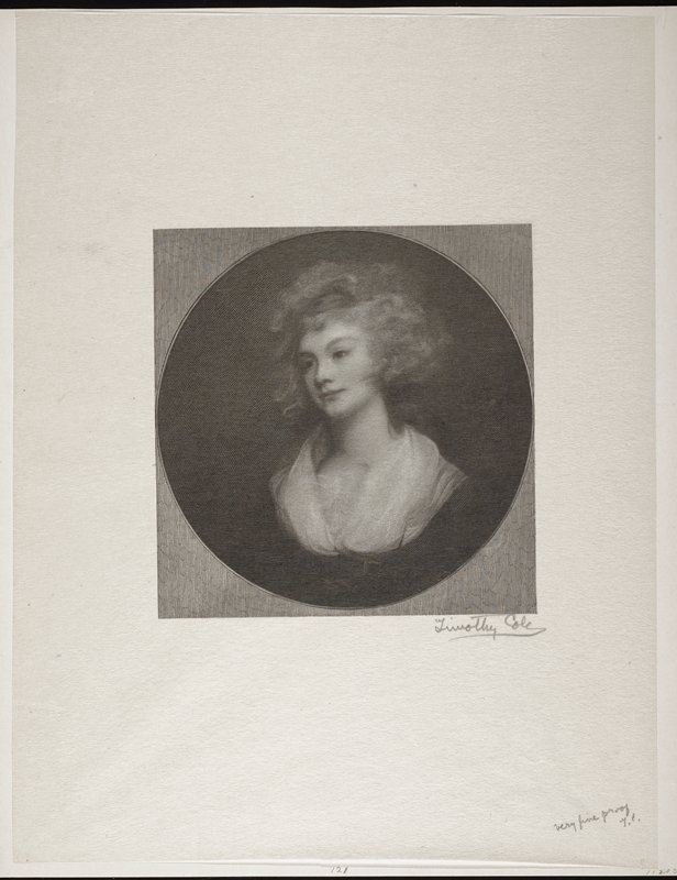 The Parson's Daughter, Timothy Cole, 1898