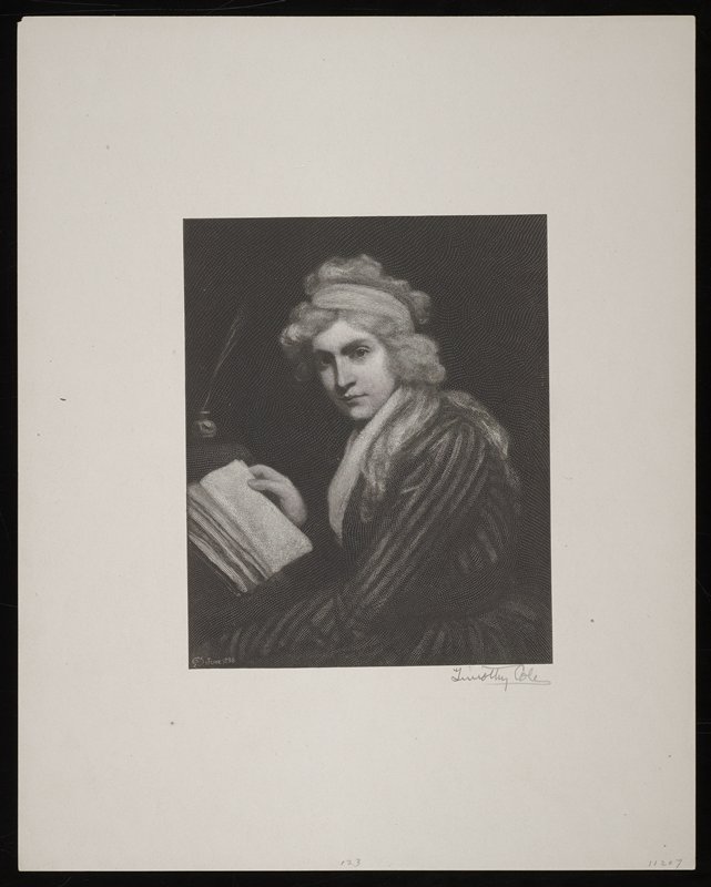 Mary Wollstonecraft, Timothy Cole, 1899