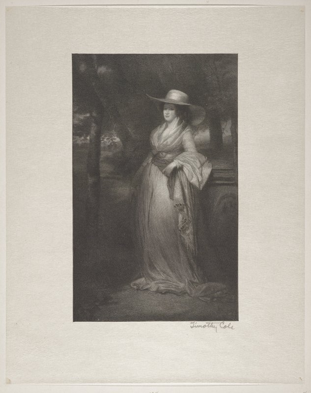 Lady in White, Timothy Cole, 1899