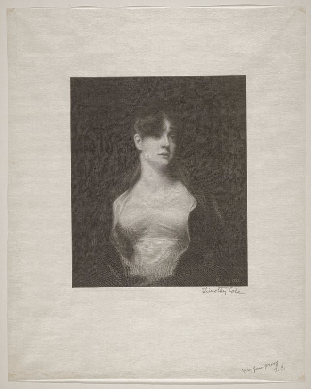 Mrs. Scott-Moncrieff, Timothy Cole, 1898
