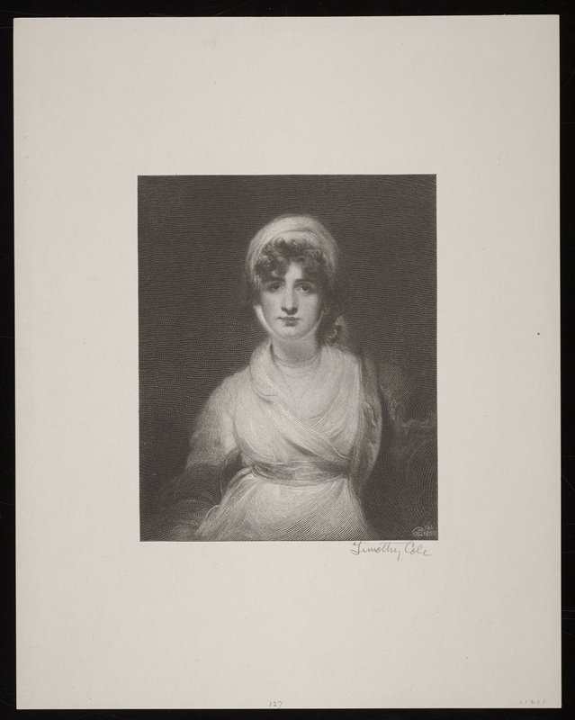 Mrs. Siddons, Timothy Cole, 1899