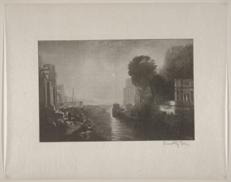 Dido Building Carthage, Timothy Cole, 1900