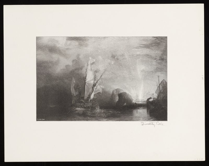 Ulysses Deriding Polyphemus, Timothy Cole, 1900