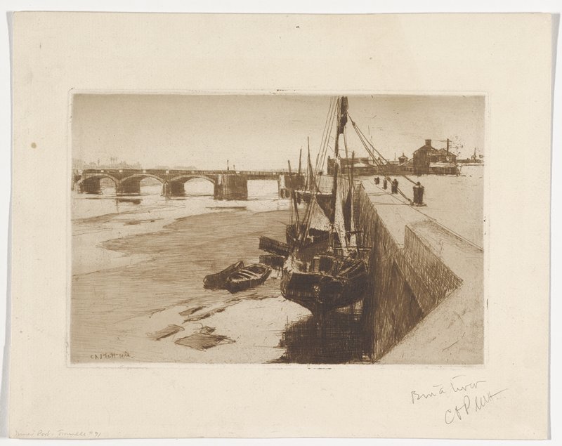 Inner Port Trouville, Charles Adams Platt, 1888