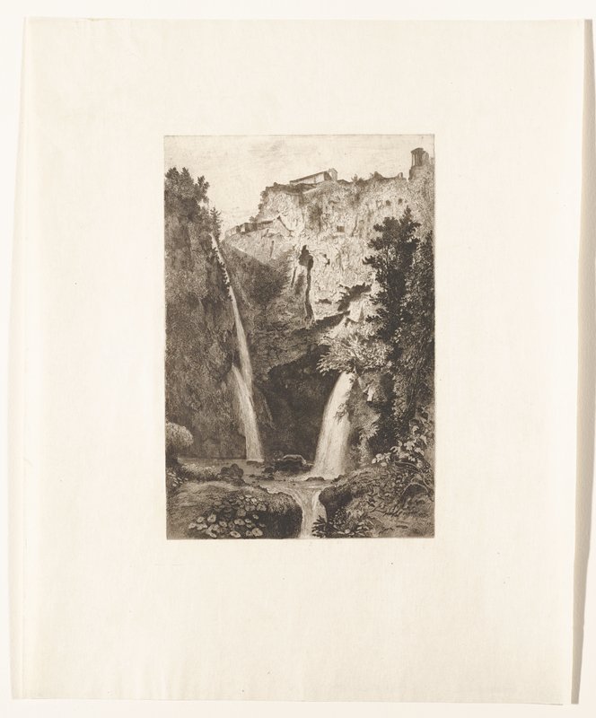 The Falls of Tivoli, George Loring Brown, 1854
