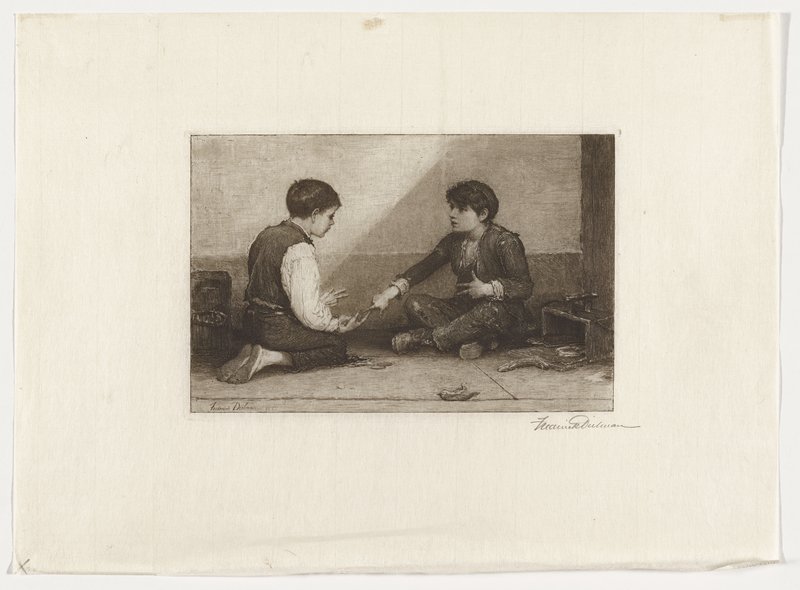 The Mora Players, Frederick Dielman, 1883