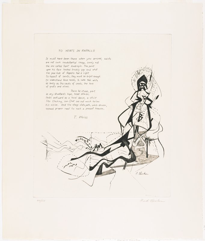 To Yeats in Rapallo, Fred Becker, 1957 (published 1960)