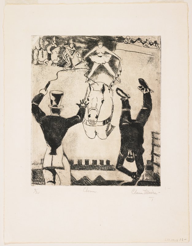 Clown, Clara Gardner Mairs, 20th century