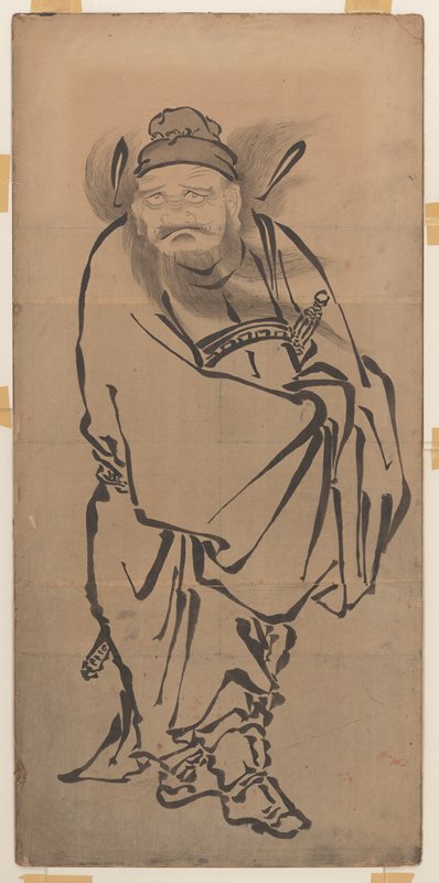 Shōki, the Demon Queller, Attributed to Katsushika Hokusai, 18th-19th century