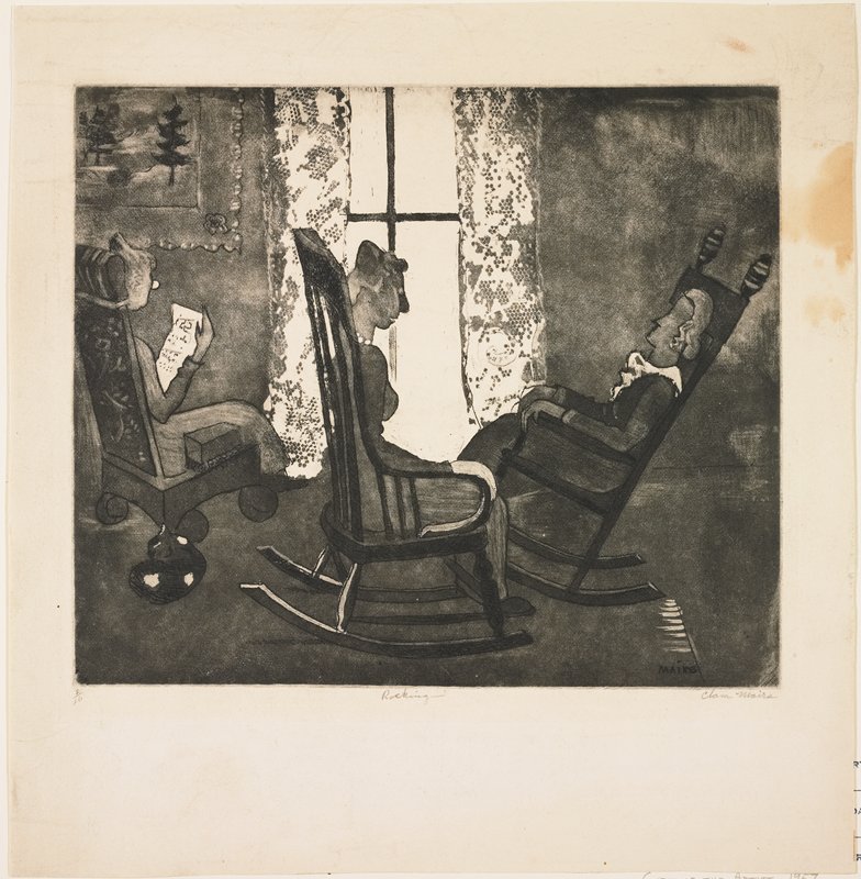 Rocking, Clara Gardner Mairs, 20th century