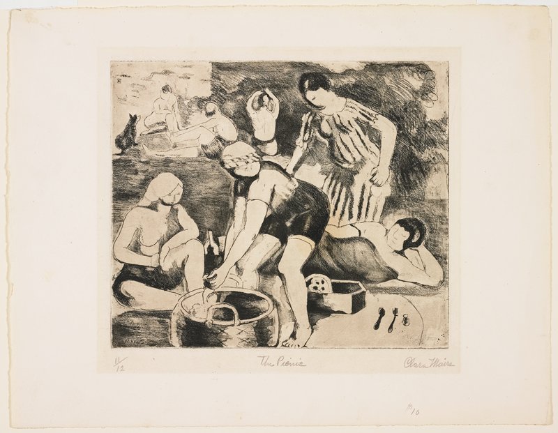 Picnic, Clara Gardner Mairs, 1930s
