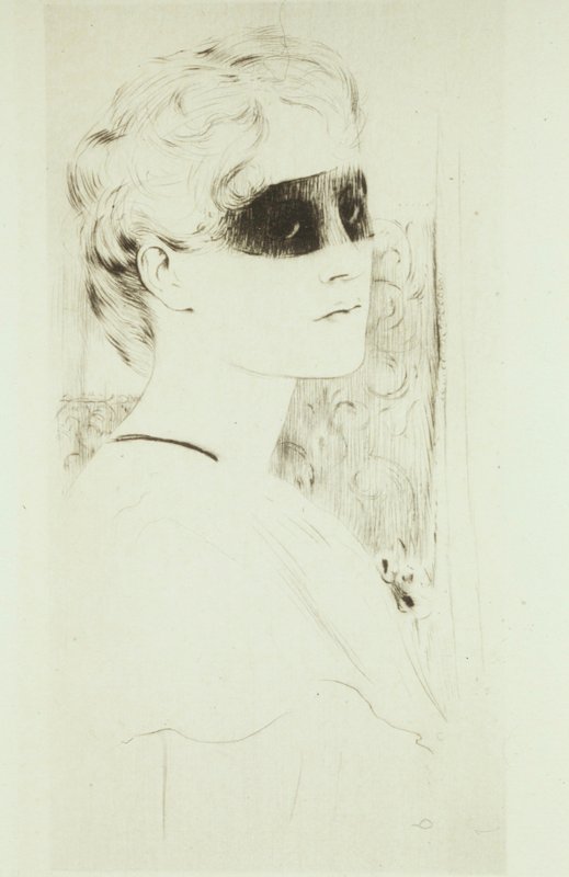 Mask, Fernand Khnopff, 1899