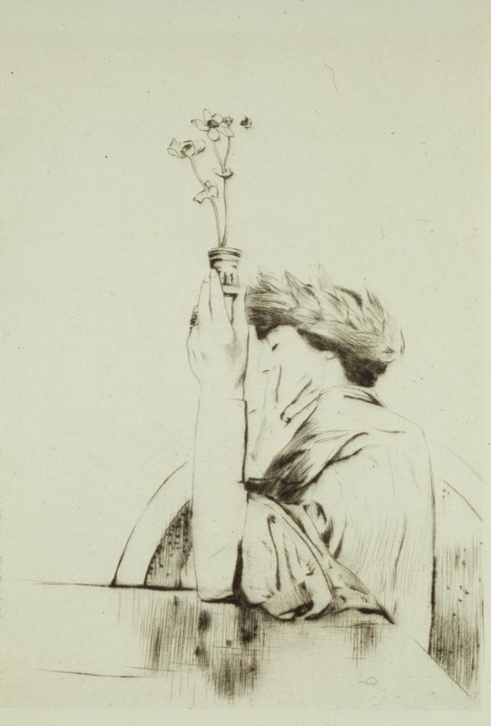 Gesture of Offering, Fernand Khnopff, 1900