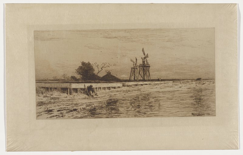 Padanarem Salt Vats, Mass., Robert Swain Gifford, 1878