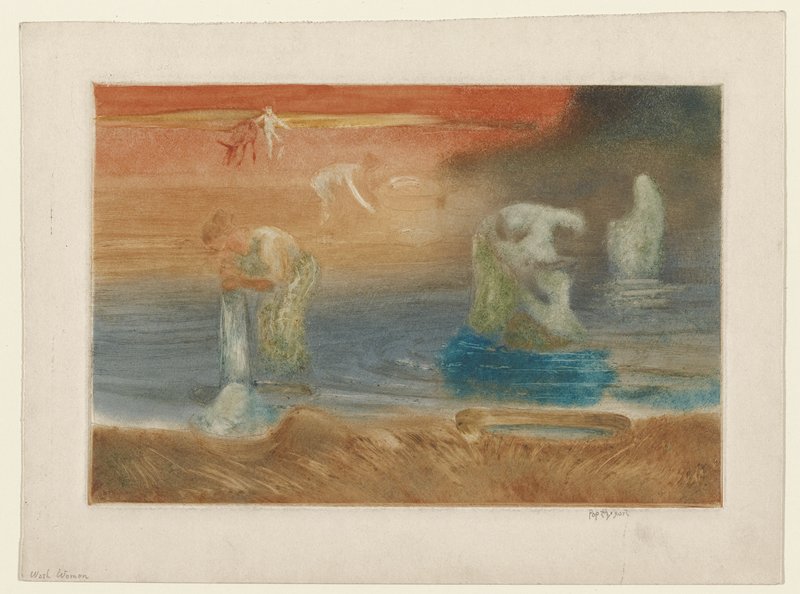 Tahiti Washwomen, George Overby Pop Hart, 1925