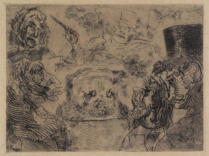 Musiciens fantastiques, James Ensor, 1888