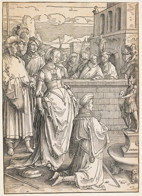 Solomon's Idolatry, Lucas van Leyden, c. 1512