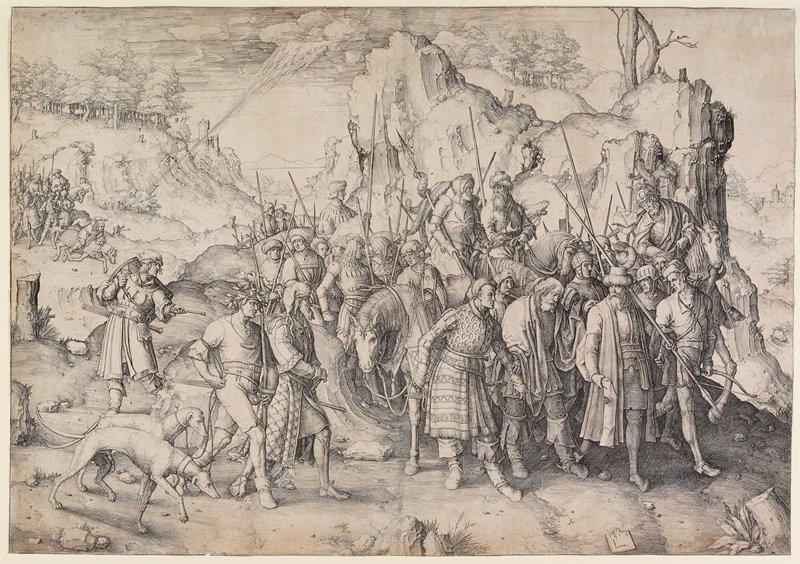 Conversion of St. Paul, Lucas van Leyden, 1509