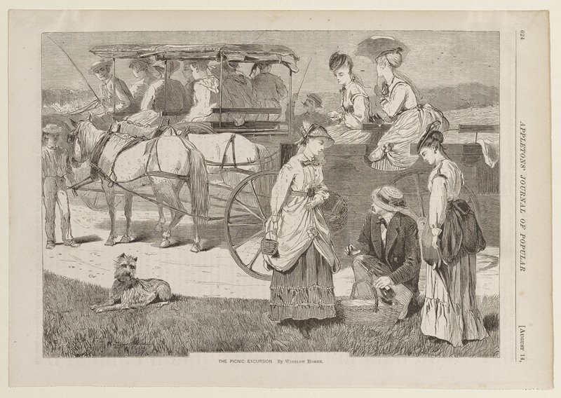 The Picnic Excursion, Winslow Homer, 1869