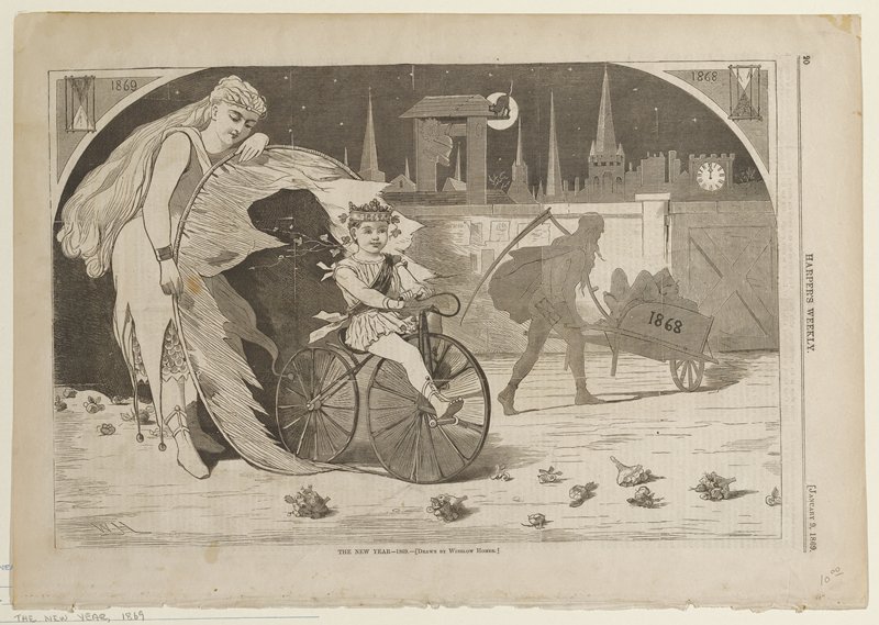 The New Year, Winslow Homer, 1869