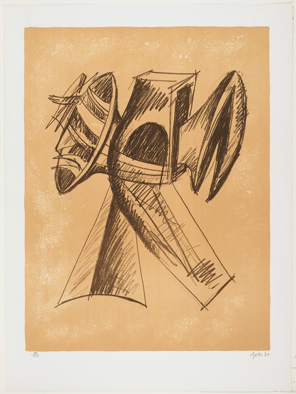 Study for Sculpture 1, Seymour Lipton, 1969