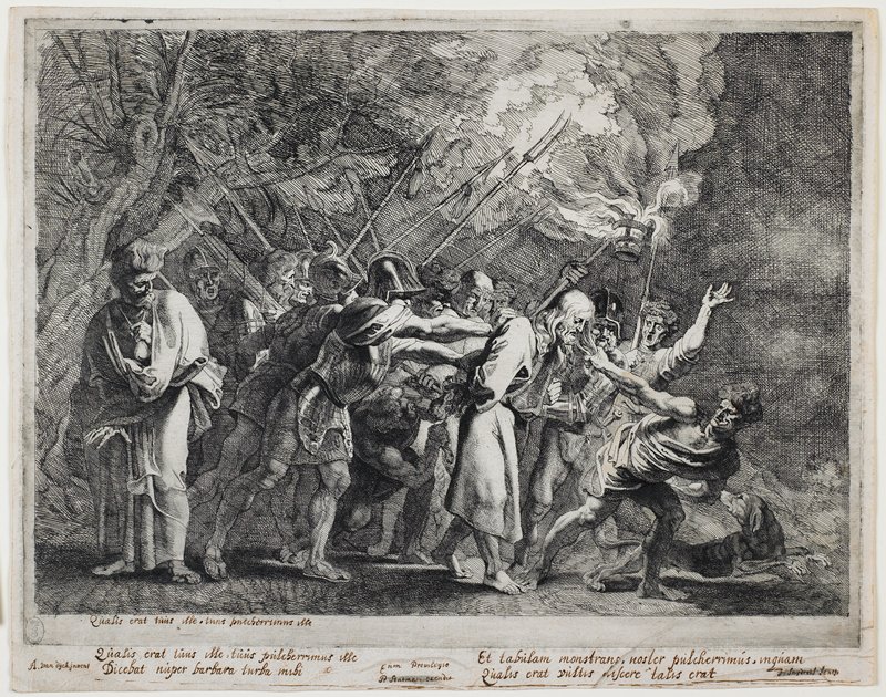 The Betrayal of Christ, Pieter Claesz Soutman, before 1620