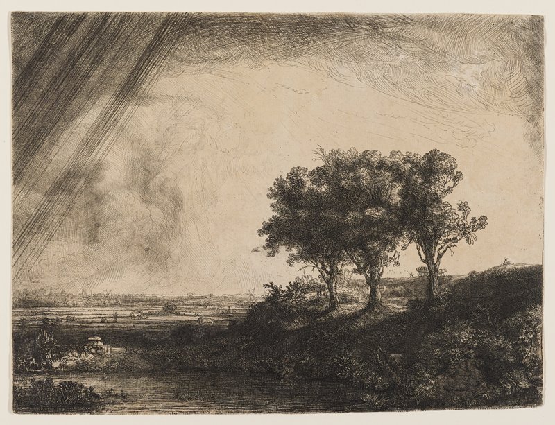 The Three Trees, Rembrandt van Rijn, 1643