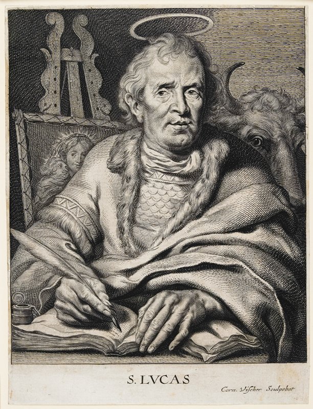 St. Luke, Cornelis Visscher, 17th century