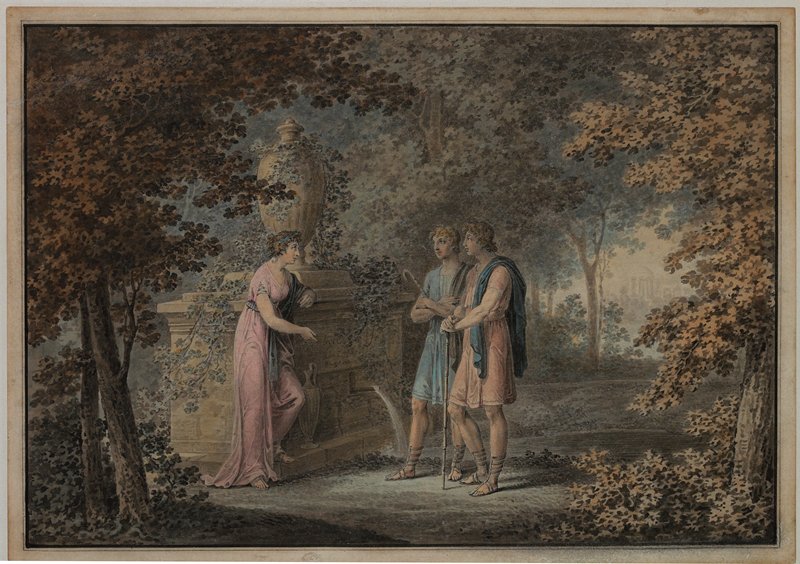 Arcadian Scene, Salomon Gessner, 18th century