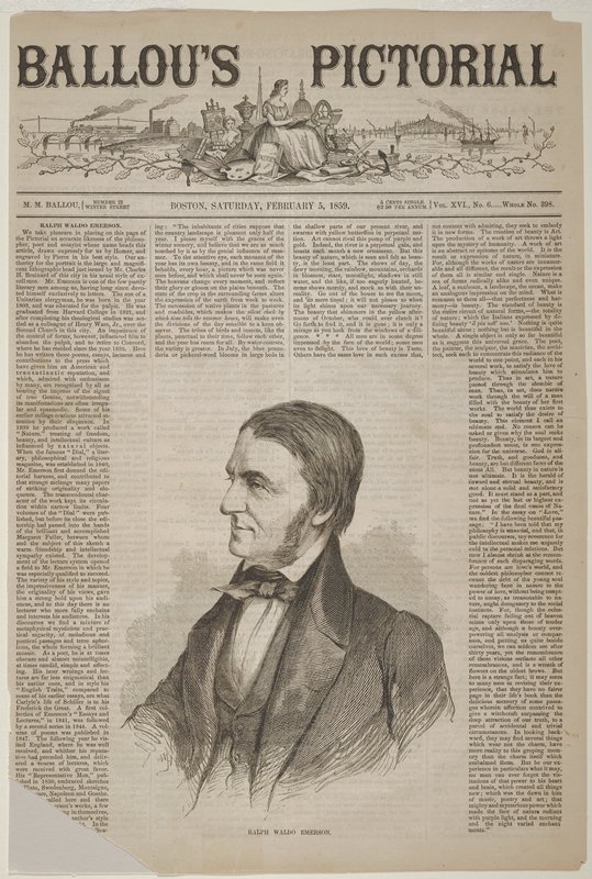 Ralph Waldo Emerson, Winslow Homer, 1859
