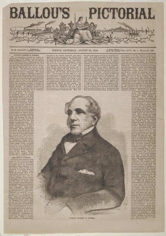 Captain Robert B. Forbes, Winslow Homer, 1859