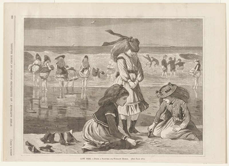Low Tide, Winslow Homer, 1870