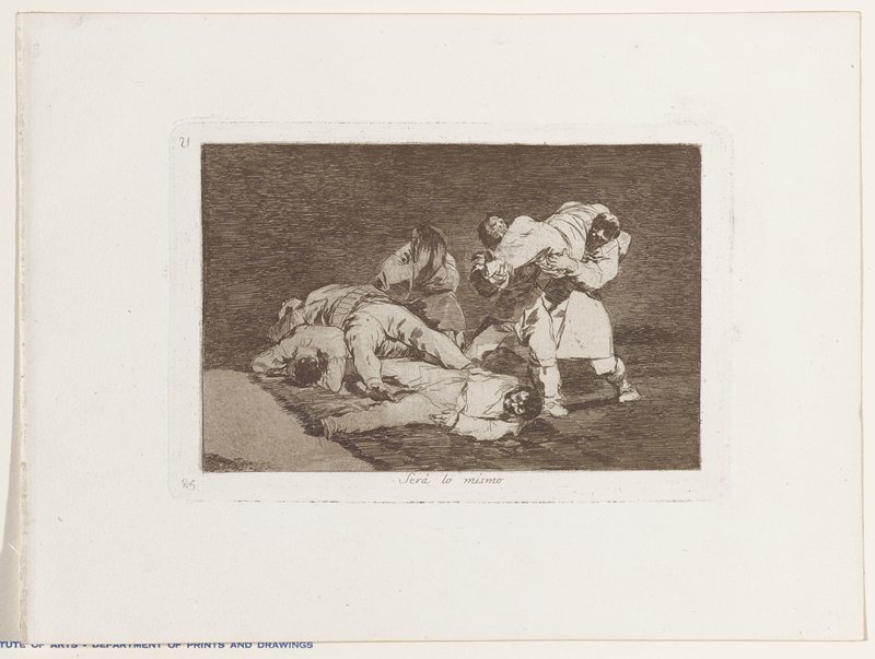 It Will Be The Same, Francisco José de Goya y Lucientes, 1810–20 (published 1863)