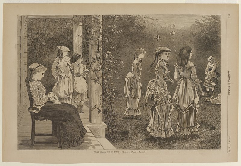What Shall We Do Next?, Winslow Homer, 1869