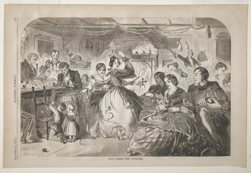 Fall Games --The Apple Bee, Winslow Homer, 1859