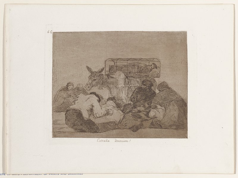 Strange Devotion!, Francisco José de Goya y Lucientes, 1810–20 (published 1863)