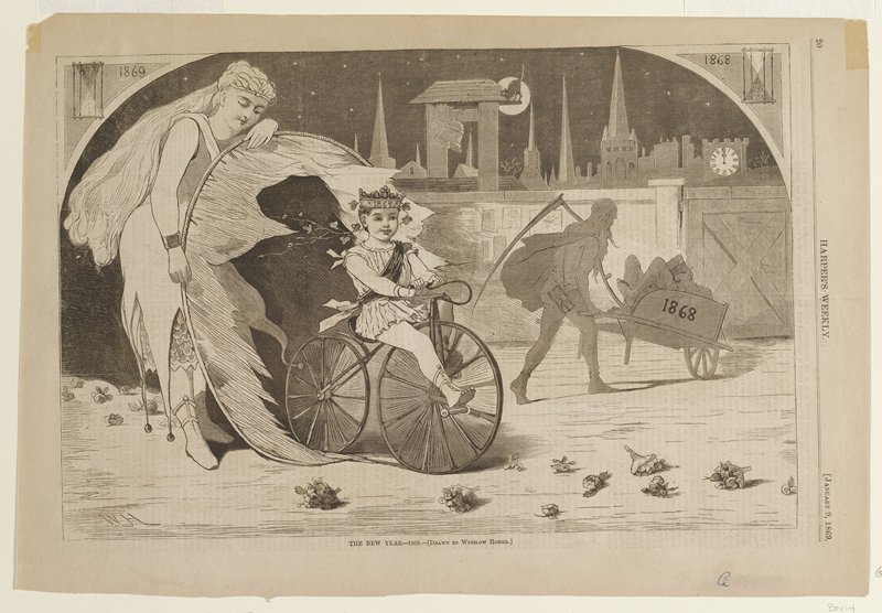 The New Year, Winslow Homer, 1869
