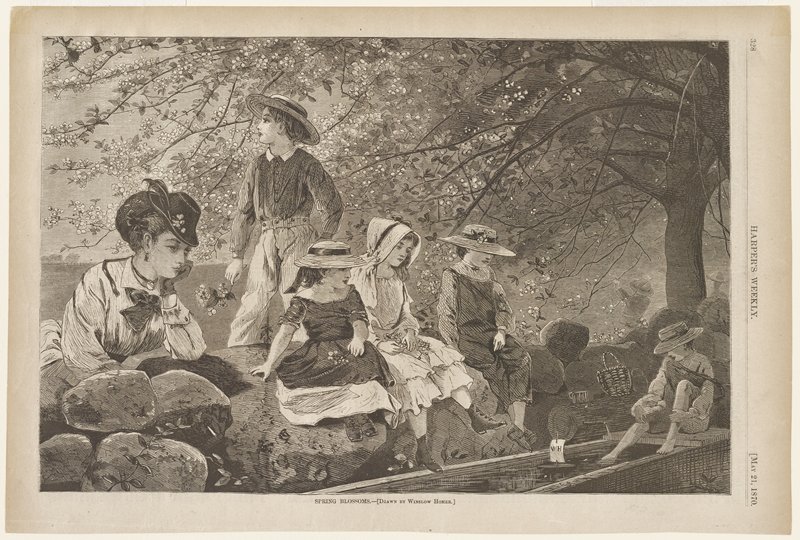 Spring Blossoms, Winslow Homer, 1870