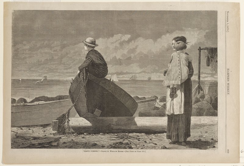 Dad's Coming, Winslow Homer, 1873