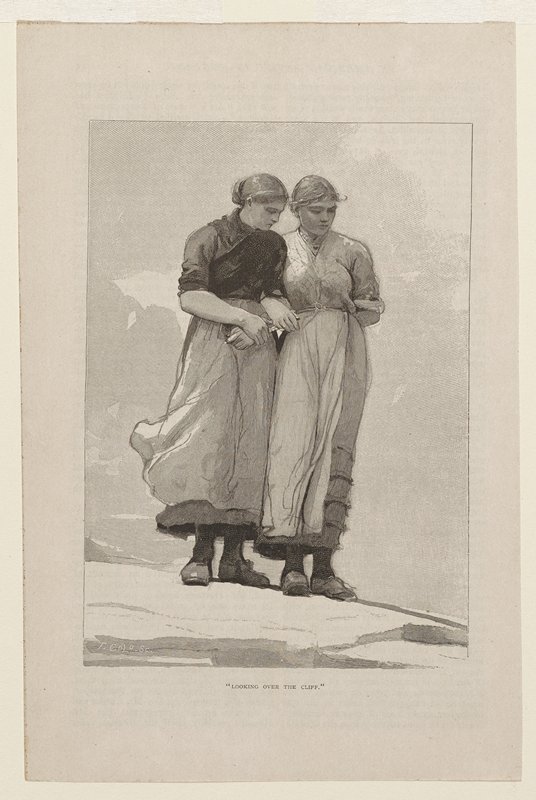 Looking Over the Cliff, Winslow Homer, 1883