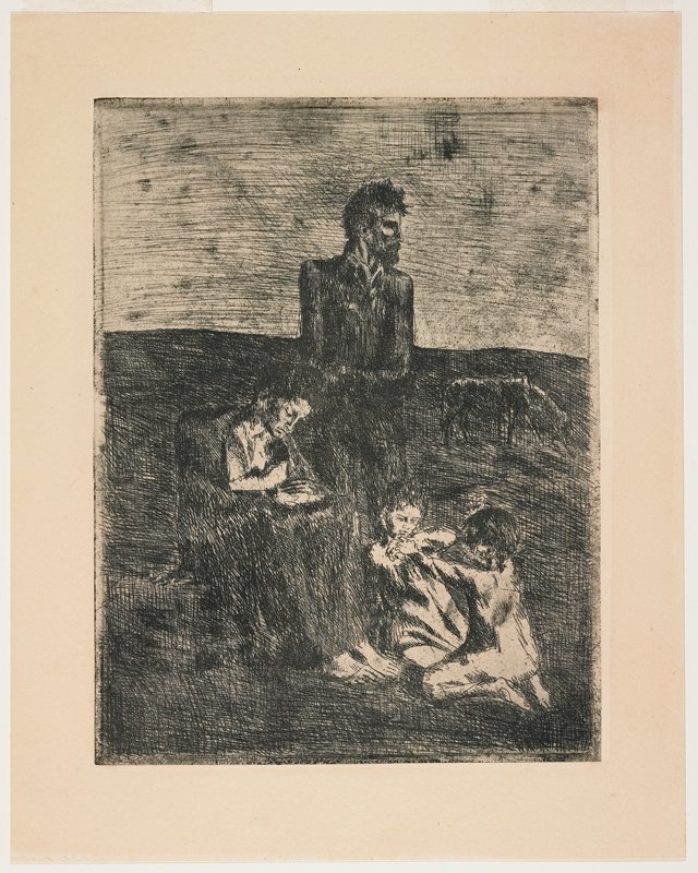 Les pauvres, Pablo Picasso, 1905 (printed 1913)