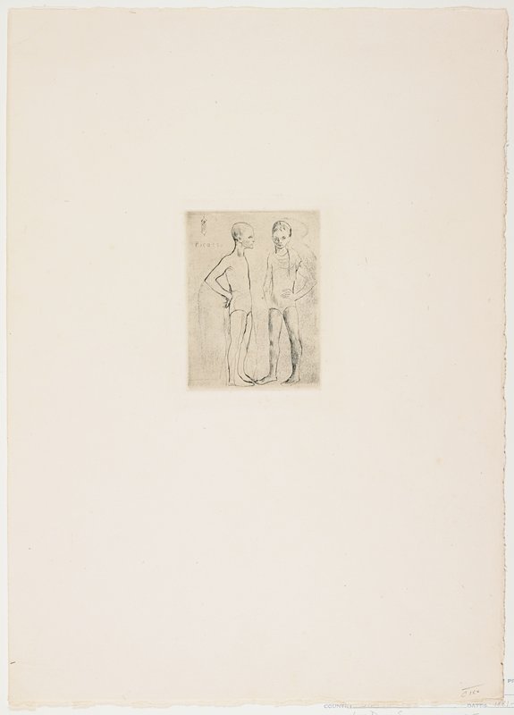 Les deux saltimbanques, Pablo Picasso, 1905 (published 1913)