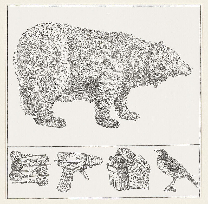 Bear with Predella, Don Nice, 1976 (published 1977)