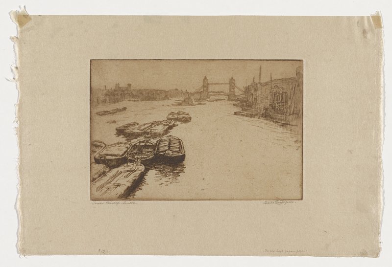Tower Bridge, London, Bertha Evelyn Jaques, 19th century